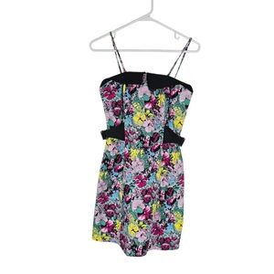 Plenty by Tracy Reese Retro Floral Mini Sheath Dress Size 2 Buckle